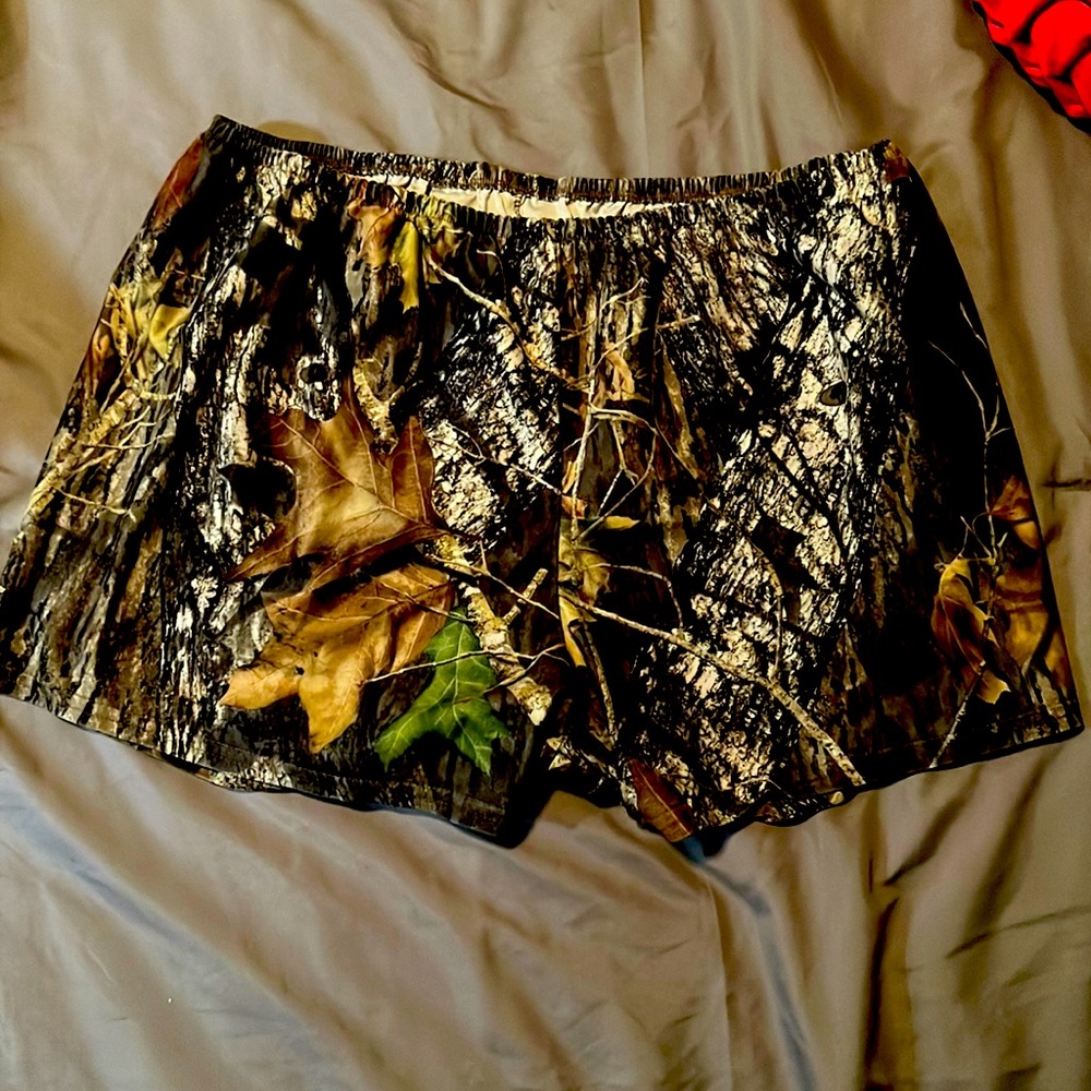 Camo pajama bottoms